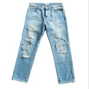 MSGM Distressed Straight Jeans size 6